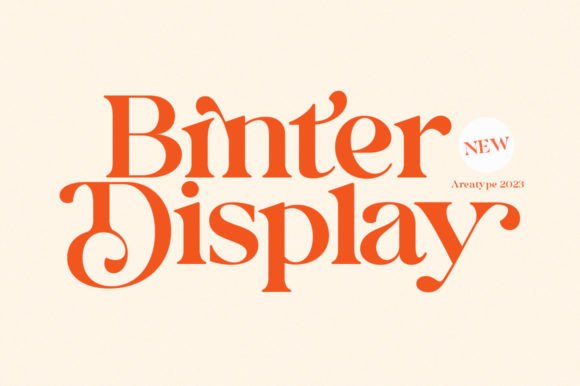 Binter Display: The Perfect Serif Font for Handmade Brands