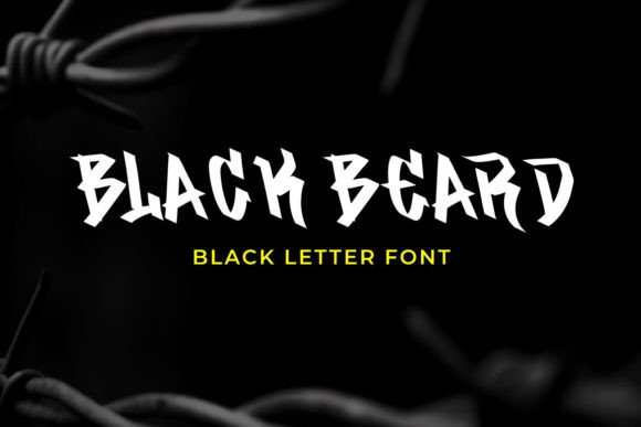 Black Beard: A Bold Blackletter Font for Editorial Impact