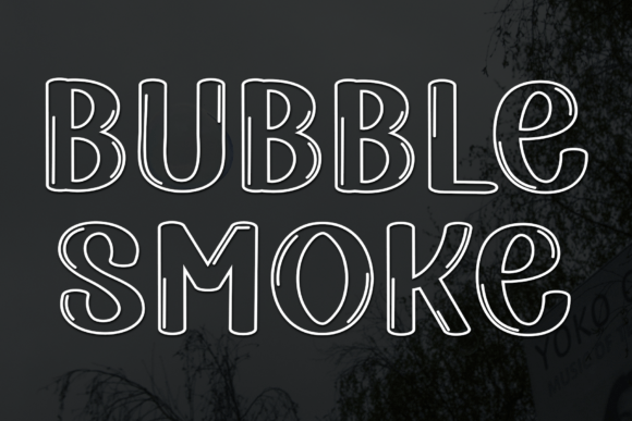 Bubble Smoke: A Festive Display Font for Holiday Web Design