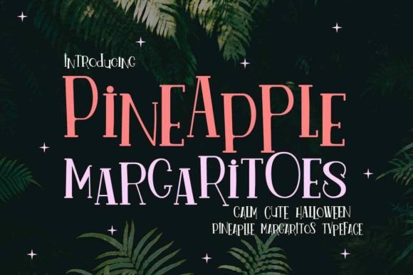 Designing Joy with Pineapple Margaritoes Serif Font