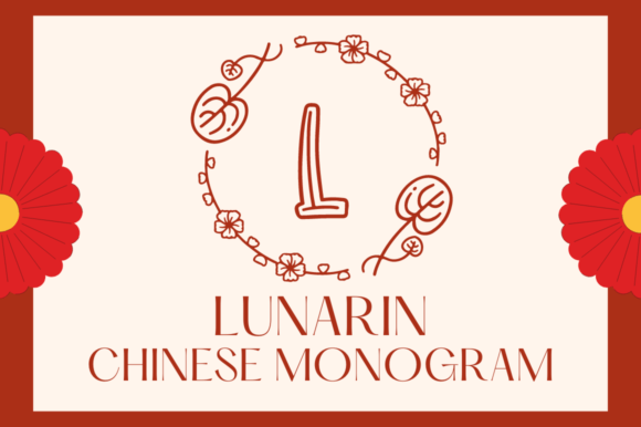Designing with Lunarin Chinese Monogram Font