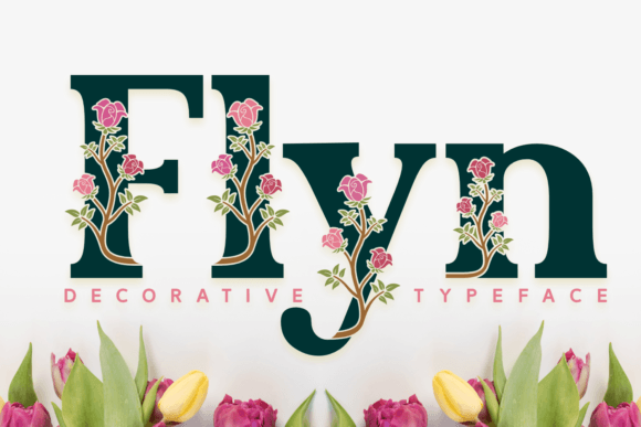 Flyn Typeface: Elevating Web Design with Floral Display Fonts
