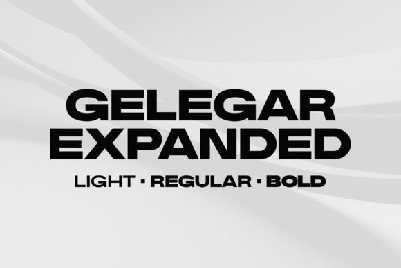 Gelegar Expanded: The Bold Font Your Brand Needs