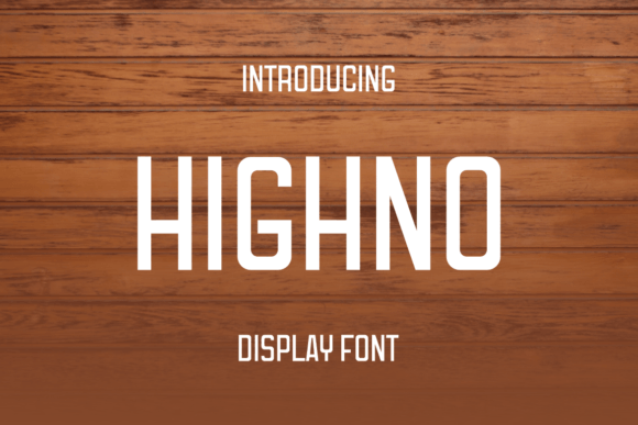 Highno: The Modern Sans Serif Font for Bold Branding