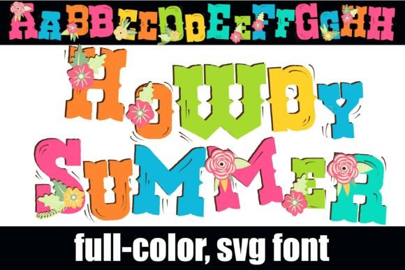 Howdy Summer Font Review: A Colorful Typeface for Campaigns