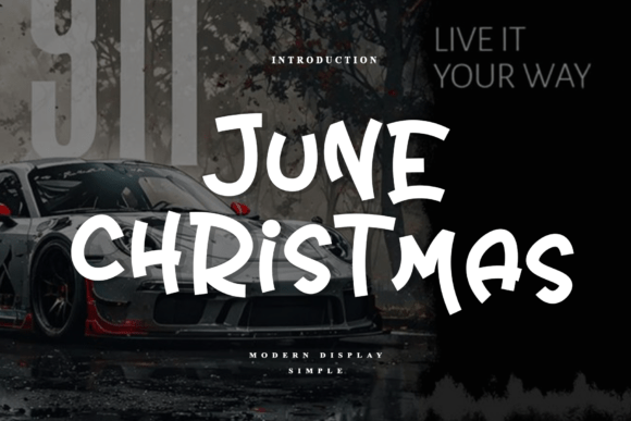 June Christmas: A Timeless Handwritten Font for Editorial Design