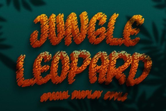 Jungle Leopard: A Bold Display Font for Web Design