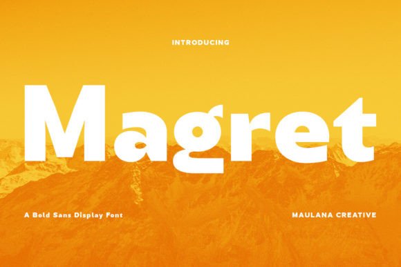 Magret: A Modern Sans Serif Typeface for Editorial Design