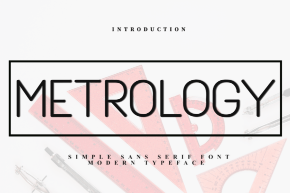 Metrology: A Festive Sans Serif Font for Holiday Crafts