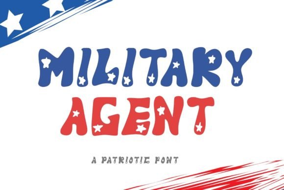 Military Agent: A Bold Display Font for Strong Branding