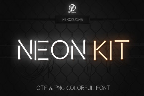 Neon Kit: A Vibrant Color Font for Your Brand Identity