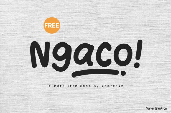 Ngaco Font Review: A Bold Display Choice for Modern Brands