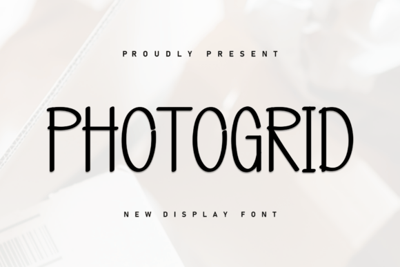 Photogrid: A Handwritten Display Font for Editorial Design