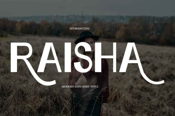 Raisha: The Modern Sans Serif Font for Crafters