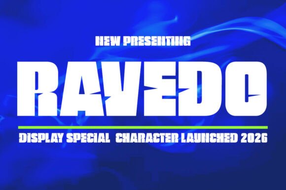 Ravedo Font Review: A Sporty Display Typeface for Campaigns