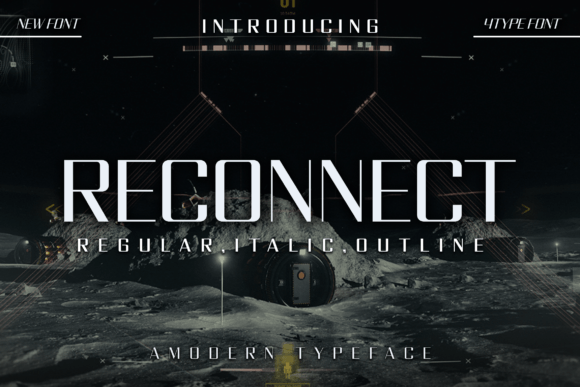 Reconnect: A Modern Sans Serif Font for Editorial Design