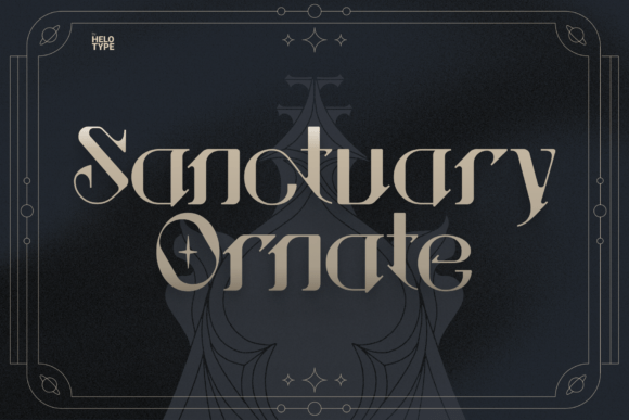 Sanctuary Ornate: A Regal Serif Font for Makers