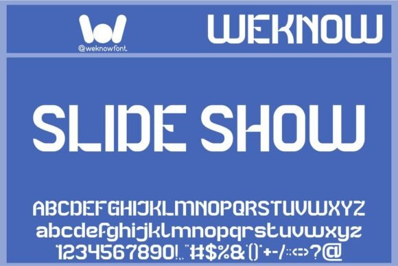 Slide Show: A Futuristic Sans Serif Font for Modern Editorial Design