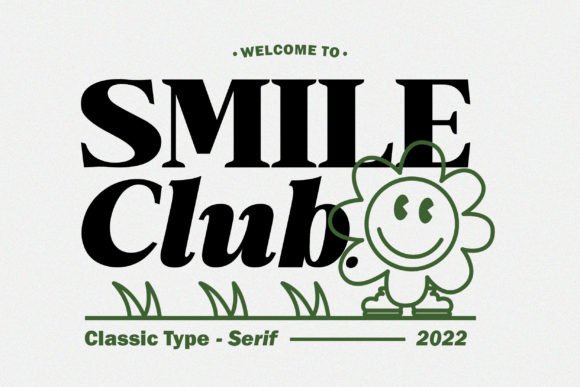 Smile Club: A Classic Serif Font for Modern Web Design