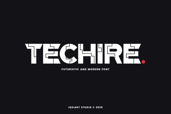 Techire Font Review: A Futuristic Typeface for Bold Campaigns