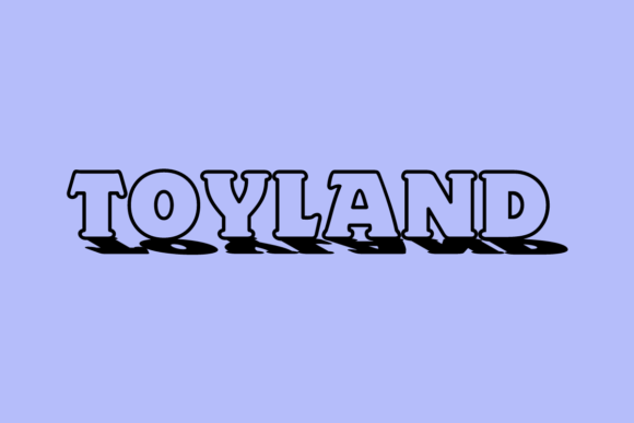 Toyland: A Playful Display Font for Editorial Design