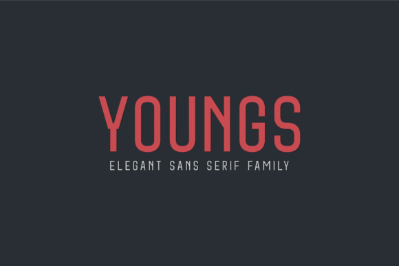 Youngs Font Review: A Bold Sports Typeface for Logos