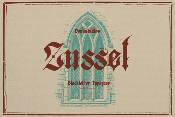 Zussel: The Blackletter Typeface for Bold Branding